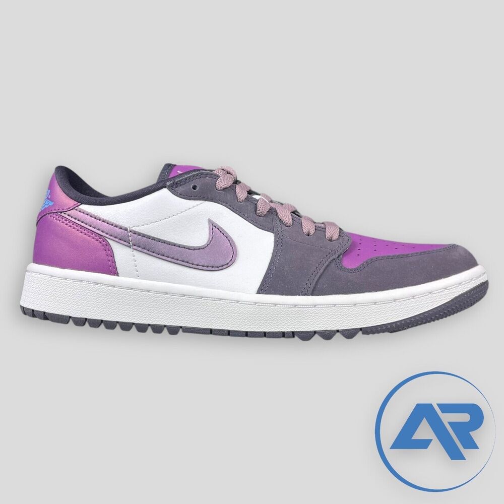 Nike Air Jordan 1 Low G Golf White Cave Purple Smoke Men's Sizes DZ9787-155